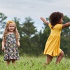 image:imageGerber Baby amp Toddler Girls Buttery Soft Short Sleeve Dress w EucalyptusMidnight Floral