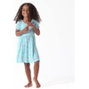 image:imageGerber Baby amp Toddler Girls Buttery Soft Short Sleeve Dress w EucalyptusRainbow Sky