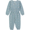 image:imageGerber Baby amp Toddler Girls Hacci JumpsuitBlue Floral