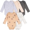 image:imageGerber Baby 6 Pack Longsleeve Onesies BodysuitStarry Adventures