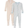 image:imageGerber Baby Boys amp Girls 2Pack Footed PajamasFarm