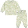 image:imageGerber Baby Girls 2 Piece Fleece Pajamas Pants SetGreen Forrest