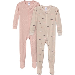 image:imageGerber Baby Boys amp Girls 2Pack Footed PajamasDog