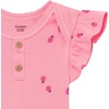 image:imageGerber Baby Girls 4Pack Short Sleeve Onesies BodysuitsLadybugPink