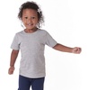 image:imageGerber Baby amp Toddler 5Pack Solid Short Sleeve TShirts Jersey 160 GSMHeather Grey