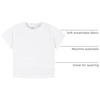 image:imageGerber Baby amp Toddler 5Pack Solid Short Sleeve TShirts Jersey 160 GSMWhite