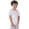 image:imageGerber Baby amp Toddler 5Pack Solid Short Sleeve TShirts Jersey 160 GSMWhite