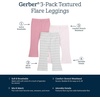 image:imageGerber Baby amp Toddler Girls 3Pack Premium LeggingsGray and Pink
