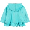 image:imageGerber Baby amp Toddler Girls Zipper Hoodie Terry Swimsuit Cover UpAqua