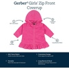 image:imageGerber Baby amp Toddler Girls Zipper Hoodie Terry Swimsuit Cover UpPink