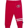 image:imageGerber NFL Baby Girls 3 Piece Onesie Bodysuit Pants amp Headband Set49ers
