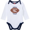 image:imageGerber NFL Baby Girls 3 Piece Onesie Bodysuit Pants amp Headband SetBroncos