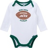 image:imageGerber NFL Baby Girls 3 Piece Onesie Bodysuit Pants amp Headband SetJets