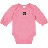 image:imageGerber NFL girls 2 Pack Long Sleeve BodysuitPinkWhite New Orlean Saints