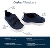 image:imageGerber Toddler amp Kids First Walker Sneakers ShoesNavy