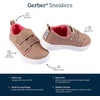 image:imageGerber Toddler amp Kids First Walker Sneakers ShoesRose Gold Glitter