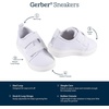 image:imageGerber Toddler amp Kids First Walker Sneakers ShoesWhite