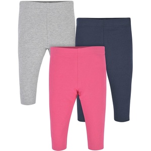 image:imageGerber Baby amp Toddler Girls 3Pack Premium LeggingsHot PinkNavy