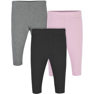 image:imageGerber Baby amp Toddler Girls 3Pack Premium LeggingsPinkBlack