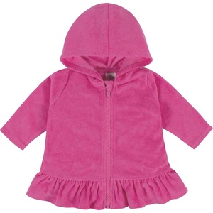 image:imageGerber Baby amp Toddler Girls Zipper Hoodie Terry Swimsuit Cover UpPink