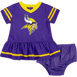 image:imageGerber NFL Baby Girls Jersey Dress and Diaper CoverMinnesota Vikings