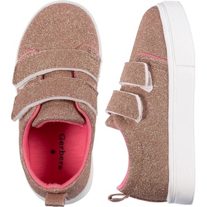 image:imageGerber Toddler amp Kids First Walker Sneakers ShoesRose Gold Glitter