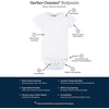 image:imageGerber Baby Boys amp Girls 5Pack Solid Onesies BodysuitsBlue