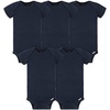 image:imageGerber Baby Boys amp Girls 5Pack Solid Onesies BodysuitsNavy