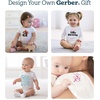 image:imageGerber Baby Boys amp Girls 5Pack Solid Onesies BodysuitsWhite