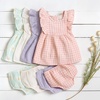 image:imageGerber Baby Girls 2 Piece Dress and Diaper Cover SetIvory