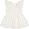 image:imageGerber Baby Girls 2 Piece Dress and Diaper Cover SetIvory