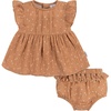 image:imageGerber Baby Girls 2 Piece Dress and Diaper Cover SetDitsy Floral