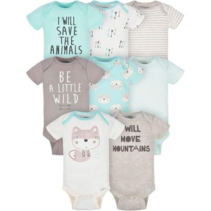 image:imageGerber Baby Boys 8Pack Short Sleeve Onesies BodysuitsFox