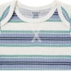 image:image4Pack Baby Boys Dino Blues Short Sleeve Onesies BodysuitsBlue