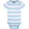 image:image4Pack Baby Boys Dino Blues Short Sleeve Onesies BodysuitsBlue Shark