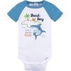 image:image4Pack Baby Boys Dino Blues Short Sleeve Onesies BodysuitsBlue Shark