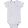 image:image4Pack Baby Boys Dino Blues Short Sleeve Onesies BodysuitsLt Grey Heather