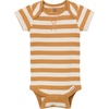 image:image4Pack Baby Boys Dino Blues Short Sleeve Onesies BodysuitsRust