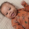 image:imageGerber Baby Boys 6Pack Long Sleeve Onesies BodysuitGreen Fox