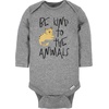 image:imageGerber Baby Boys 6Pack Long Sleeve Onesies BodysuitTiger Green