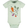 image:imageGerber Baby Boys amp Girls 8Pack Short Sleeve Onesies BodysuitsHappy Veggies