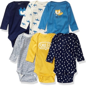 image:imageGerber Baby Boys 6Pack Long Sleeve Onesies BodysuitFox