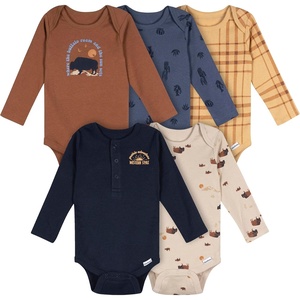 image:imageGerber Baby Boys 6Pack Long Sleeve Onesies BodysuitWestern Style