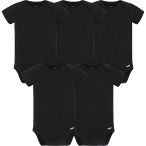 image:imageGerber Baby Boys amp Girls 5Pack Premium Soft Cotton Bodysuits OnesiesBlack