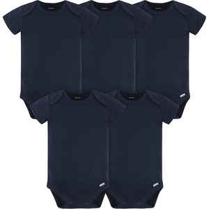 image:imageGerber Baby Boys amp Girls 5Pack Premium Soft Cotton Bodysuits OnesiesNavy