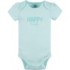 image:imageGerber 4Piece Baby Girls Bee Petals Onesies Bodysuit Tee Skort amp Pant Set