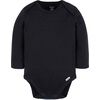 image:imageGerber Baby Boys amp Girls Long Sleeve Onesies MultiPack Interlock 180 GsmBlack