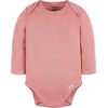 image:imageGerber Baby Boys amp Girls Long Sleeve Onesies MultiPack Interlock 180 GsmPink