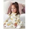 image:imageGerber Baby Girls 4pack Footed PajamasRoses and Fox