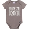 image:imageGerber Baby NBA Boys amp Girls 2Pack Short Sleeve Onesie BodysuitsBrooklyn Nets